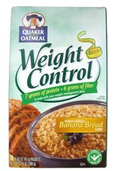 Quaker Weight Control Banana Bread Instant Oatmeal 12.6 oz 4 by Quaker