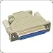 DB-9 Male to DB-25 Female RS-232 Serial Adapter