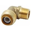 Cash Acme U280A 1/2" M.I.P. x 1/2" Sharkbite Brass Elbow