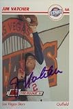 Jim Vatcher, Las Vegas Stars - Padres Affiliate, 1991 Line Drive Pre-Rookie Autographed Card