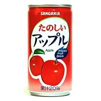 サンガリア たのしいアップル 190g缶