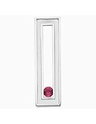18K Yellow Gold Rhodolite Garnet Pendant -- LIFETIME WARRANTY