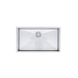 Buy Blanco 515823 16-Inch Precision R10 Super Single Bowl Undermount Sink, Stainless... by Blanco