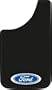 Ford Oval Logo Easy Fit Mud Guard  11" - Set of 2