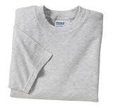 NEW Gildan Ultra Cotton - 100% Cotton T-Shirt Ash-S