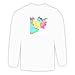 Long Sleeve T-shirt with map, mideast, geograpy