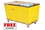 12 Bushel Yellow Vinyl Basket Truck, Bulk Truck