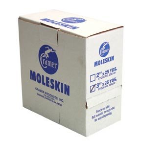 Cramer F Moleskin, 3-Inch X 25-Yard