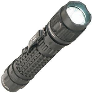 LEDWAVE Flashlights X-55, 5 Watt LED, Black Annodized Aluminum, 2 CR123A