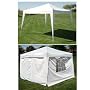 10 x 10 Pop-up White Canopy w/4 Side Walls EZ to set up