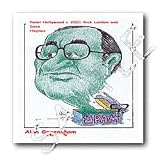 Londons Times Funny Panel Hollywood Cartoons - Alan Greenspam - Iron on Heat Transfers