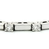 14K White Gold Diamond Bracelet -- 3.00 Ct. I2-I3 J/K