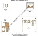 Honda Civic Dash Trim Kit 03-04 - 32 pieces - Mustard Birdseye Maple