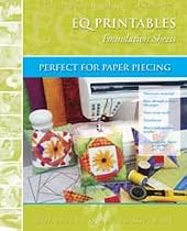 Electric Quilt EQ Printables 25 Foundation Sheets 8 1/2" x 11"