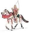 Schleich Fleur De Lis Coat of Arms Archer on Horseback