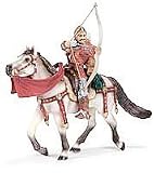Schleich Fleur De Lis Coat of Arms Archer on Horseback