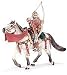 Schleich Fleur De Lis Coat of Arms Archer on Horseback