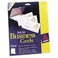Avery 2 X 3.5in Ink Jet Business Cards (250 Cards) (Ivory)