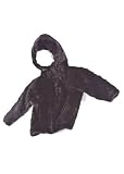 Mink Coat - Childrens Hooded Black Mink Jacket