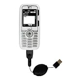 Retractable USB Cable for the LG Rumor with Power Hot Sync and Charge capabilities - Gomadic Brand w/ TipExchange Technology