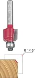 Freud 36-100 1/16-Inch Radius Beading Router Bit with 1/4-Inch Shank