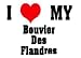 I Love/Heart Bouvier Des Flandres Short Sleeve T-Shirt (Various Shirt Color Choices)