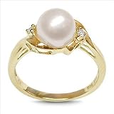 Phoebe Japanese Akoya Cultured Pearl Ring