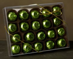 Amber Lyn Chocolates - No Sugar Added - Milk Mint Truffles - 20 by Amber Lyn Chocolates