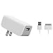 Griffin PowerBlock AC Wall Charger for iPod, iPhone 1G, and Other USB Devices (White)