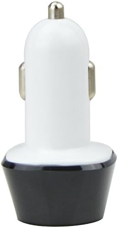 Pikos Dual USB 5V 2A Car Charger for Cell Phone and Digital Devices (Black)