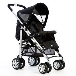 Bolero Convertible Stroller in Black Waves