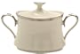 Lenox Solitaire Platinum-banded Fine China Sugar Bowl with Lid