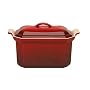Le Creuset - Terrine à Foie gras - Presse 0,8 L - Cerise - 91008408064000