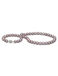 AA+ Quality, 8.0-9.0 mm Lavender Freshwater Pearl Necklace