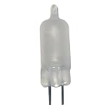 Bulbrite 715236 - 35 Watt Frosted Xenon Bi-Pin Light Bulb, GY6.35 Base, 12 Volt, T5, Frosted