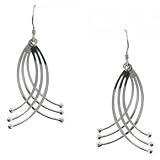 New 925 Sterling Dangling Drop Earrings Fishhook Backs