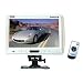 PYLE PLHR97W 9-Inch TFT LCD Headrest Monitor with Stand (White)