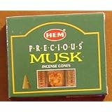 Precious Musk - 10 Cones - HEM Incense From India
