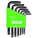 Eklind108077-Piece Short Arm Torx Key Set-7PC SHORT TORX HEX KEY