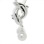 Dolphin Japanese Akoya Cultured Pearl Pendant