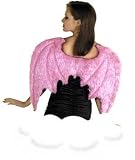 COLOR CHOICES - Womens Fur Bat Costume Wings - in Pink or Black - Costume Wings