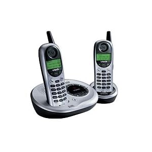 VTech ia5859 - Cordless phone w/ call waiting caller ID & answering system - 5.8GHz - single-line operation + 1 additional handset(s)