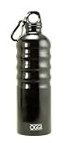 Oggi Lustre Aluminum Sport Bottle, Black