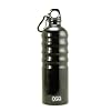 Oggi Lustre Aluminum Sport Bottle, Black