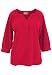 Avenue Plus Size Y-Neck Blouse