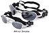 Doggles K9 Optix Sunglasses - SIZE SMALL - SILVER FRAME - MIRROR LENS