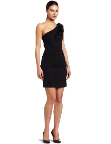 Trina Turk Womens Sheila Dress, Black, 8