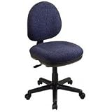 Contemporary Swivel Chair (Navy) (42 H x 22.25 W x 24.5 D)