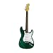 Austin Bazaar Double Cutaway Transparent Green Electric Guitar with 10 Watt Amp - Beginner Kit
