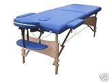 BestMassage Two Fold Blue Portable Massage Table